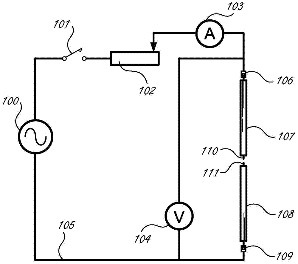 A test device for cable heating and combustion characteristics under simulated fault arc action