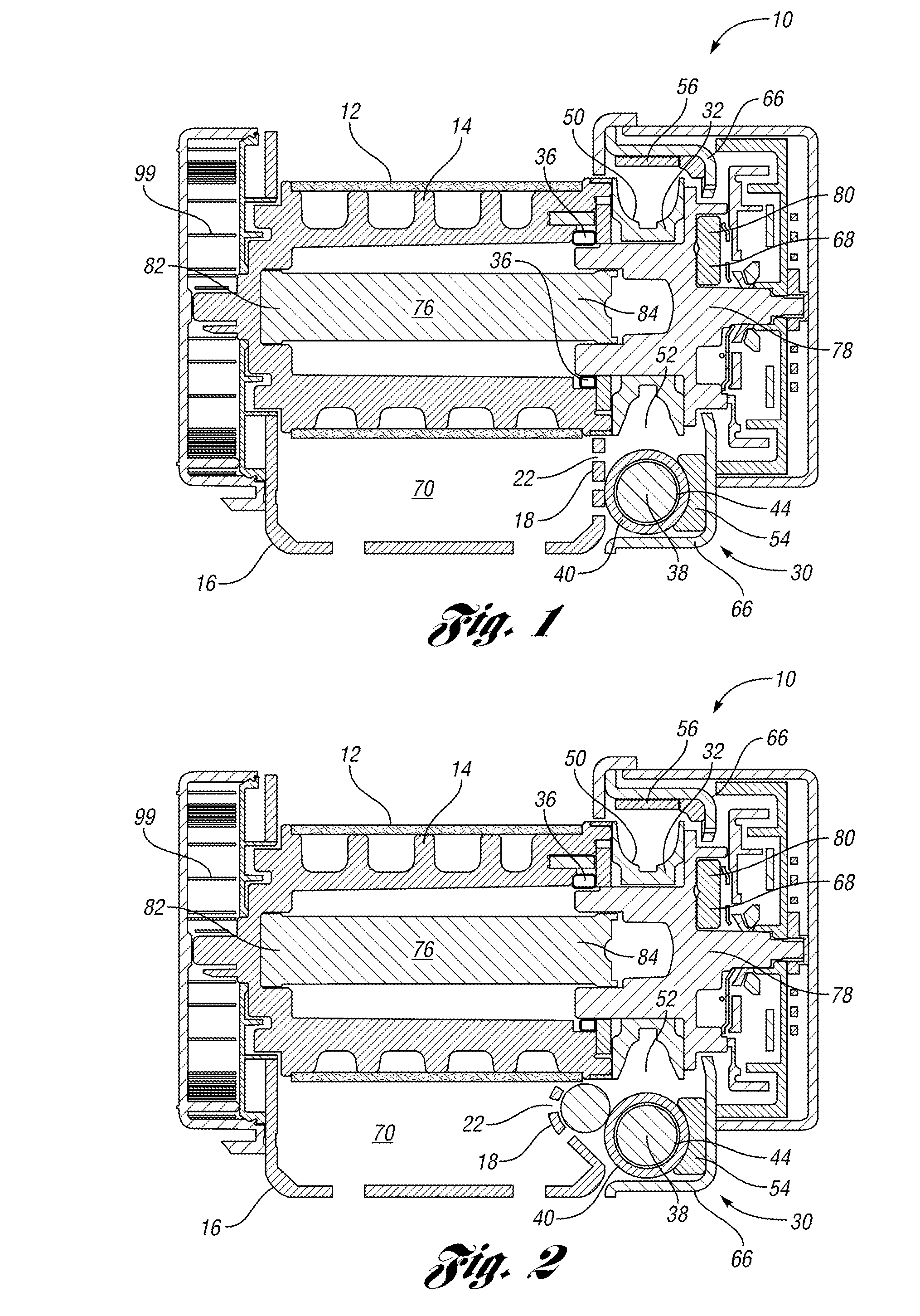 Device for pretensioning a seatbelt