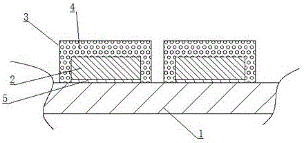 Interdigital electrode with porous metal modified surface and preparation method and application thereof