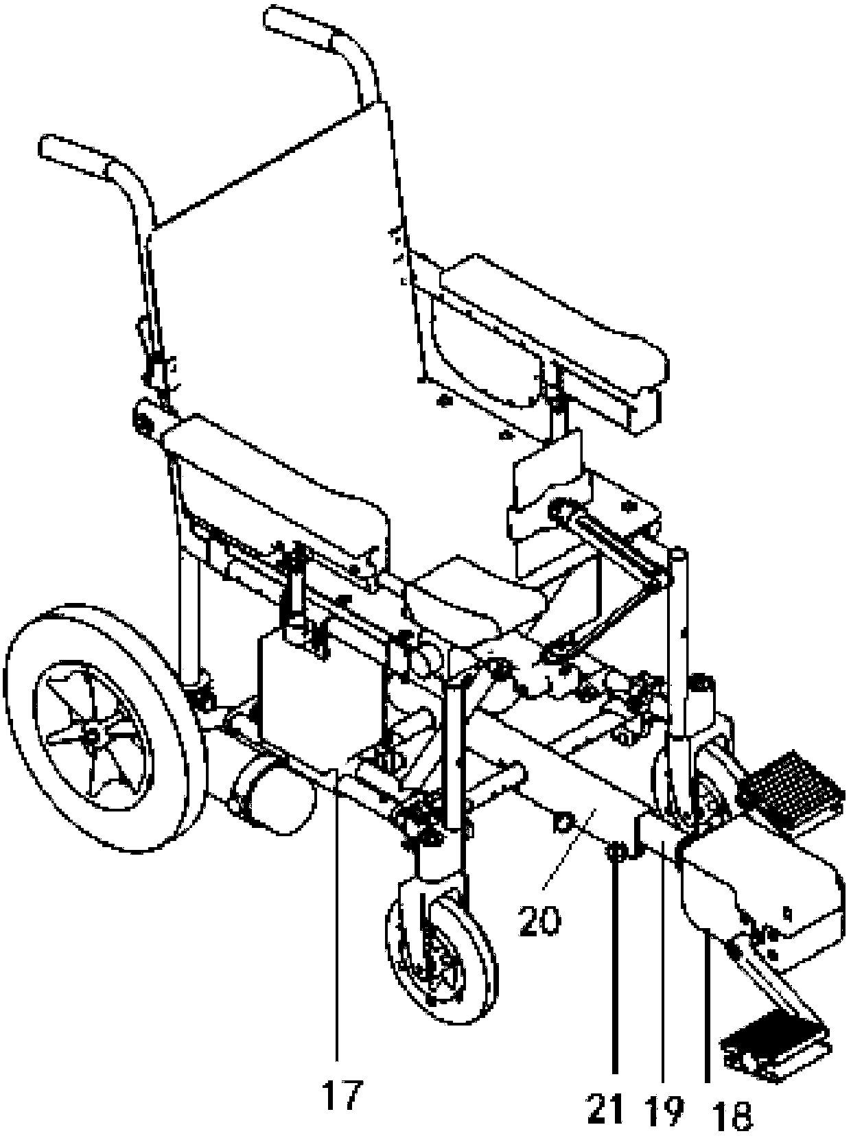 Rehabilitation wheel chair