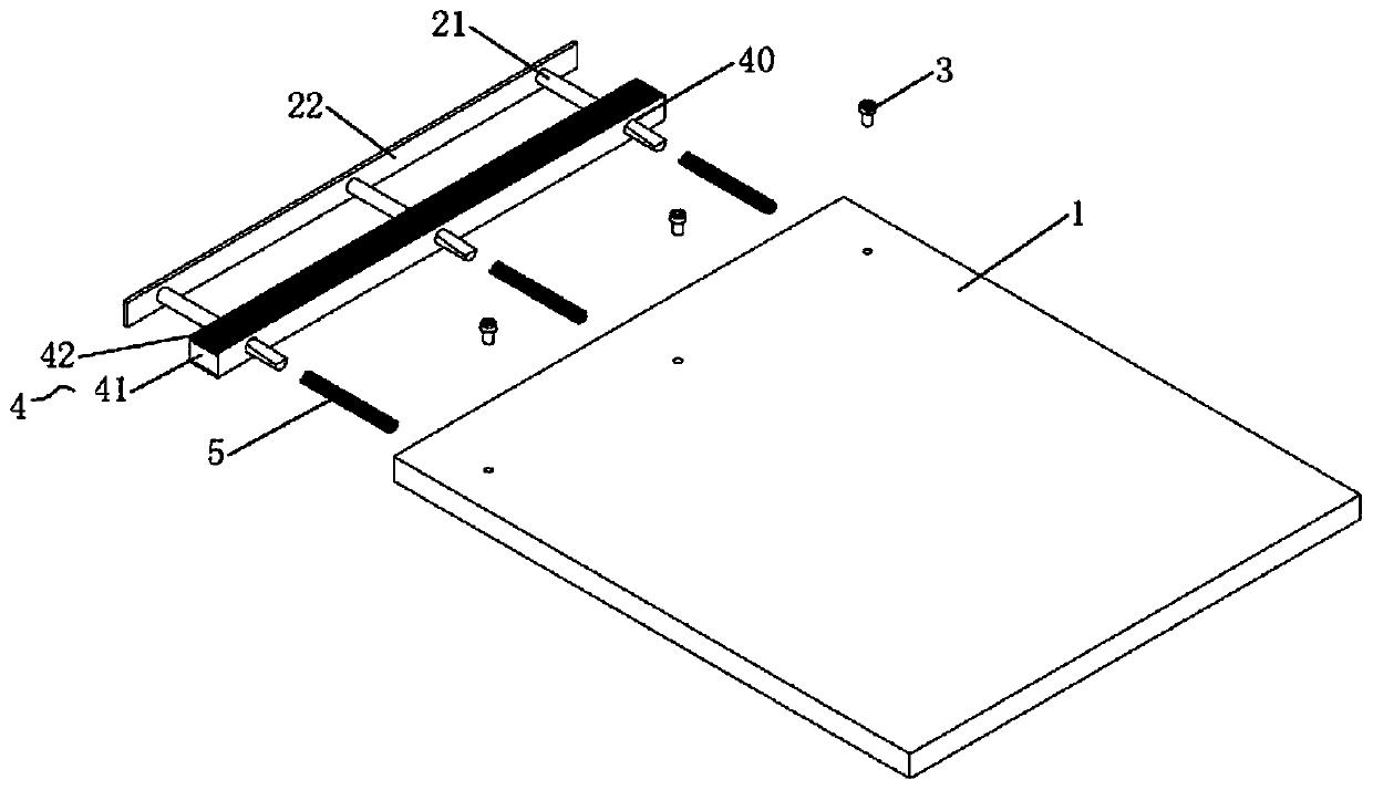 Installation structure for cabinet laminates and cabinet