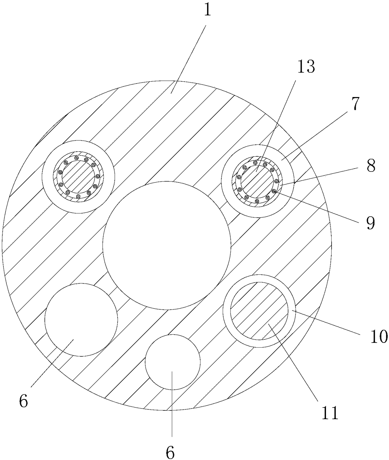 Working mirror carrying sensing probe