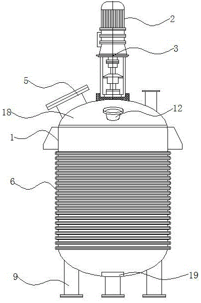 Scraping apparatus containing reactor for resin production