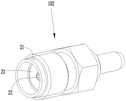 Coaxial connector and plug and socket thereof
