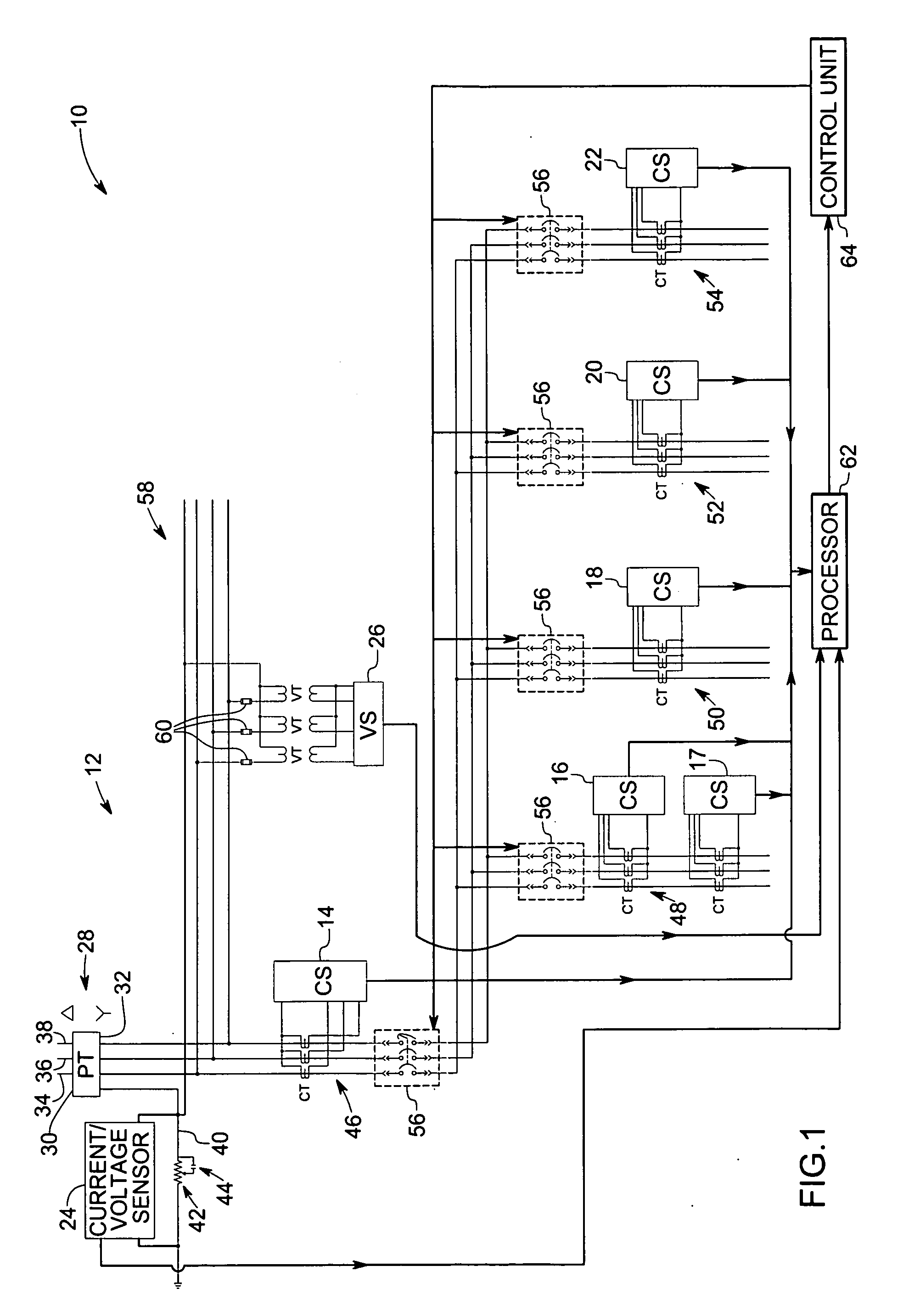 System and method of locating ground fault in electrical power distribution system