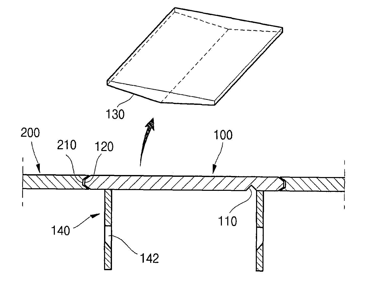 Airbag for front passenger seat for vehicle and manufacturing method thereof