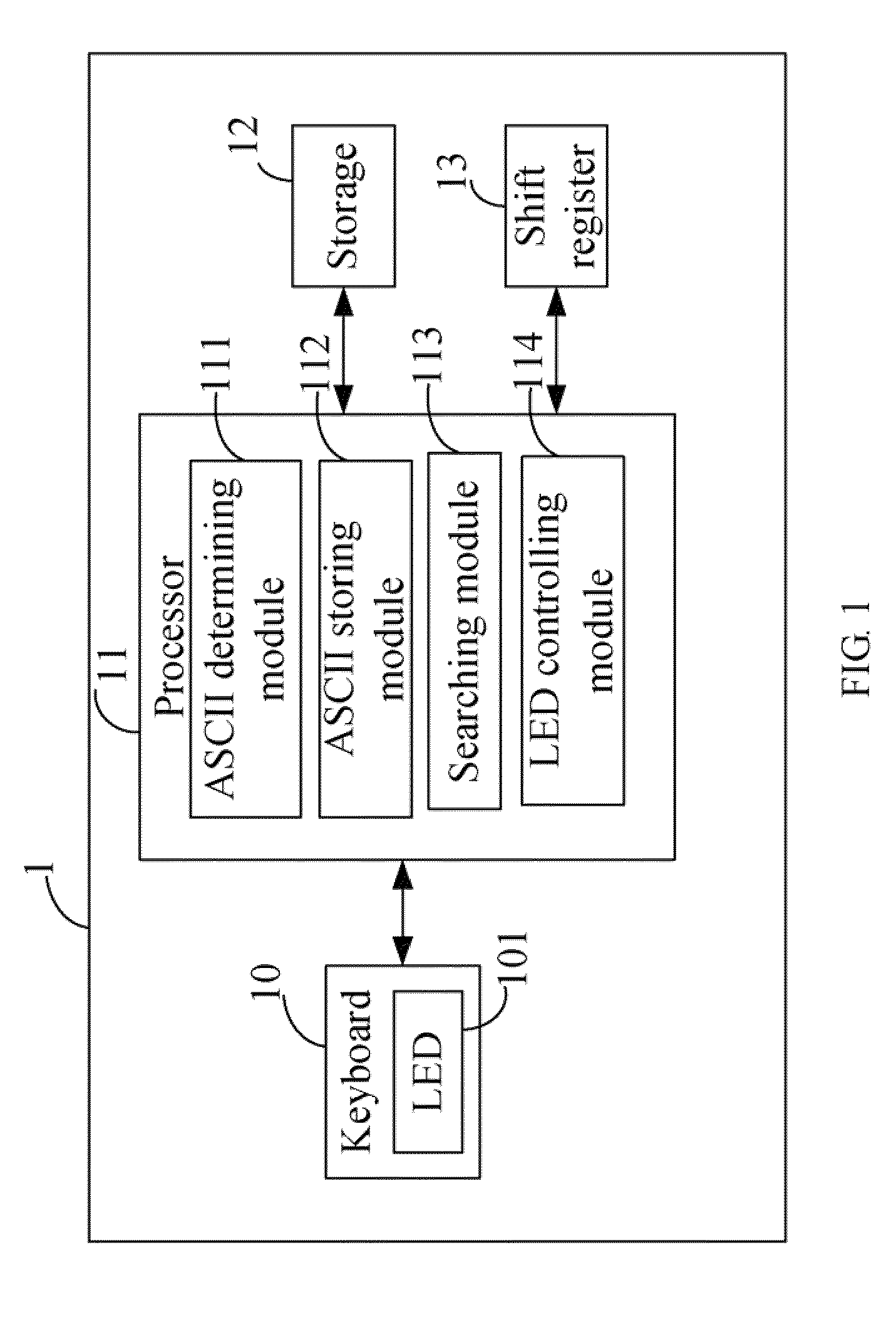 Electronic device with typing prompt function