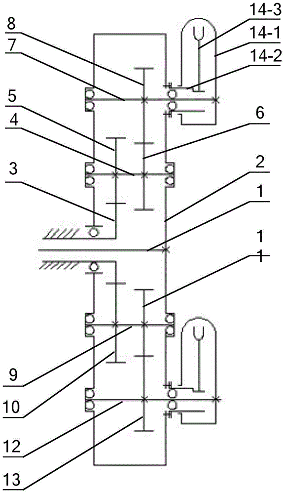 Free second-stage non-scalloped-eccentric non-scalloped pot seedling transplanting clamping seedling picking mechanism