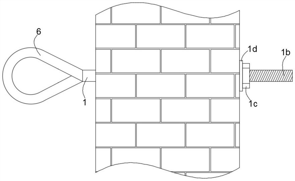 Safe fixing device for building construction