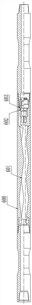 Twisting pendulum low-pressure loss back pressure while drilling tool and its working method