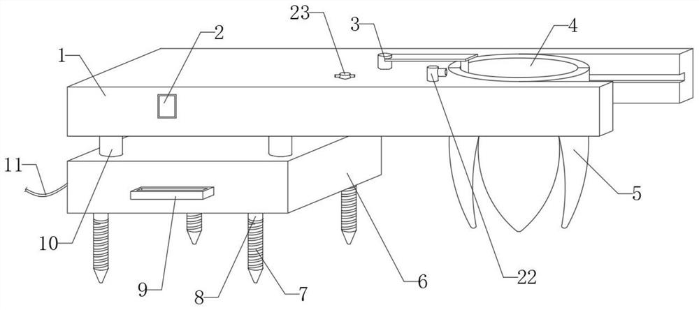 High-survival-rate efficient fruit tree transplanting device and transplanting method