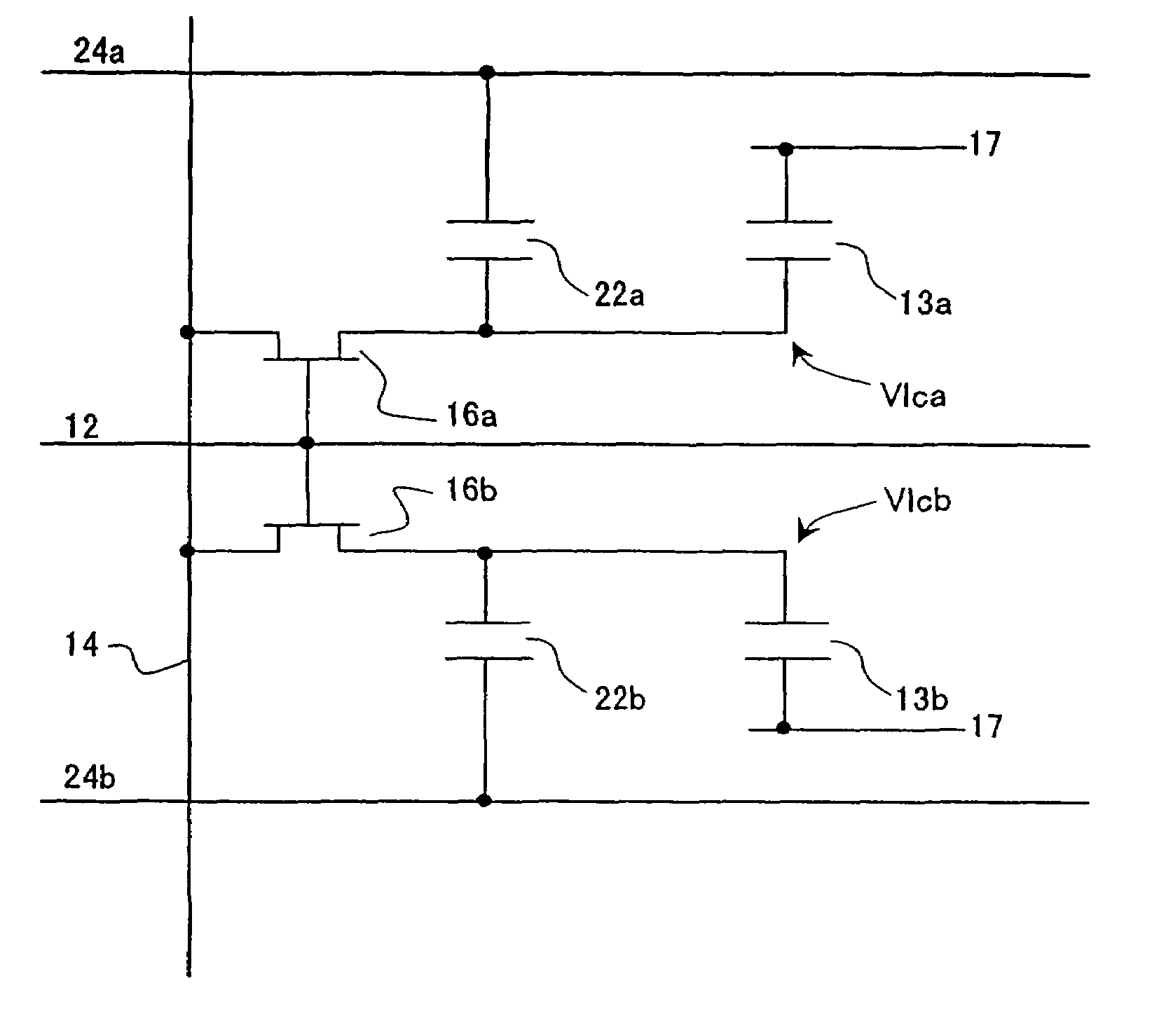 Liquid crystal display having pixel including multiple subpixels