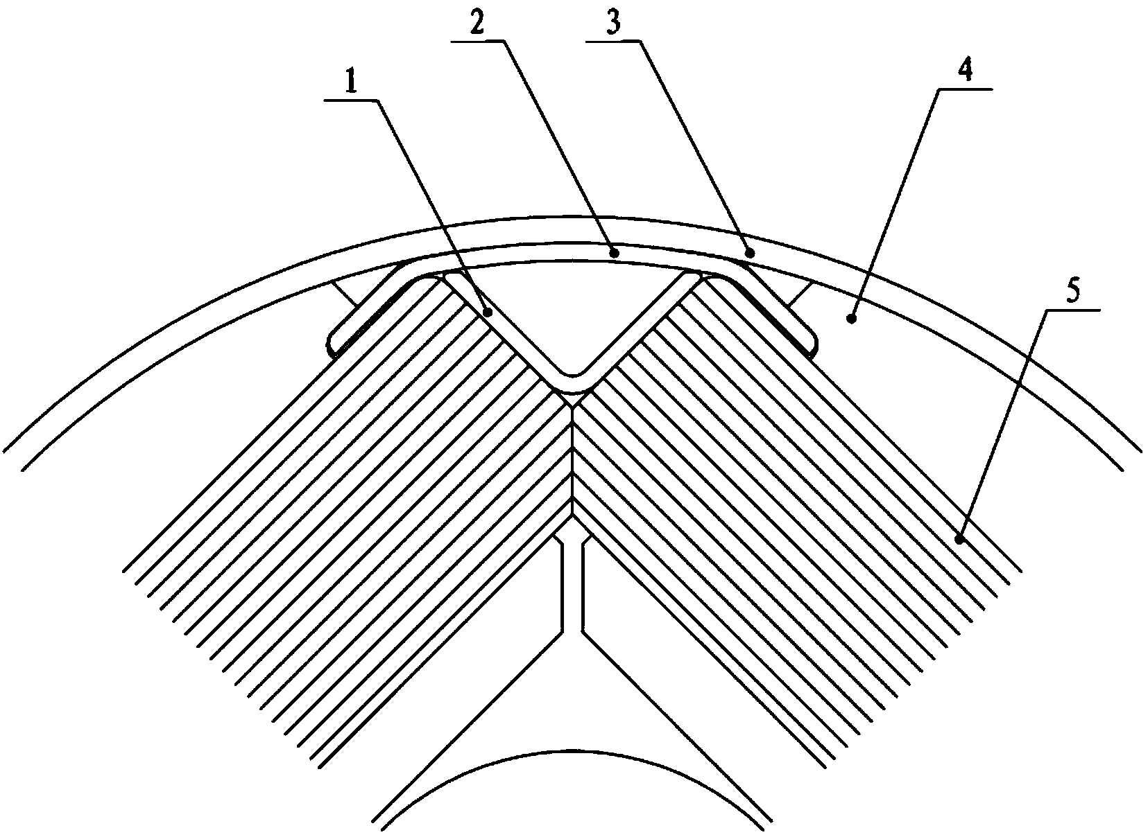 Aviation high-speed generator rotor structure