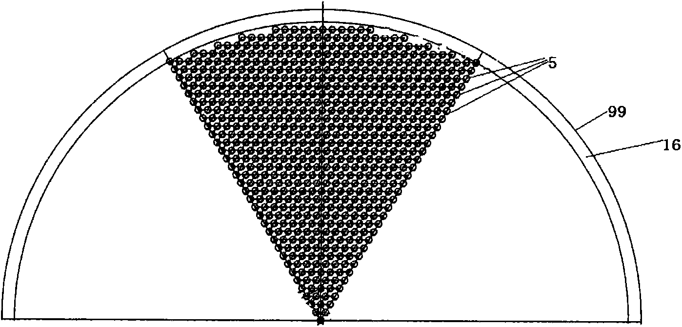 Single-tower double-loop limestone-gypsum wet-method desulfuration device and method