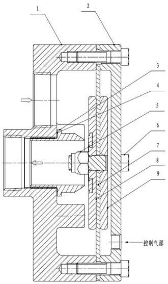 Pressure balance valve for hot scarfing machine