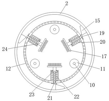 A multi-directional cleaning and nursing device in medical and surgical nursing