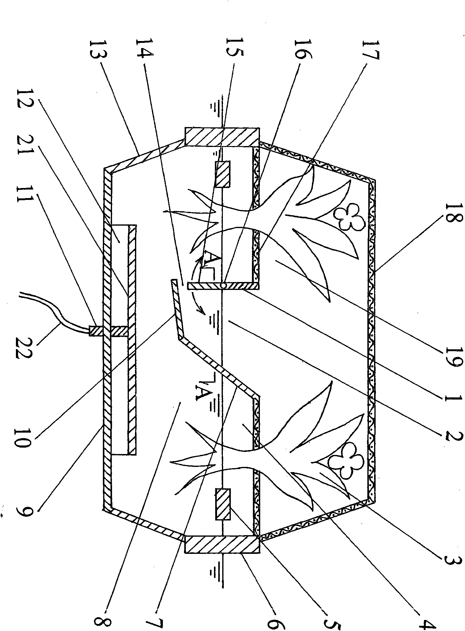 Mosquito dispeller for sunken flowerbed