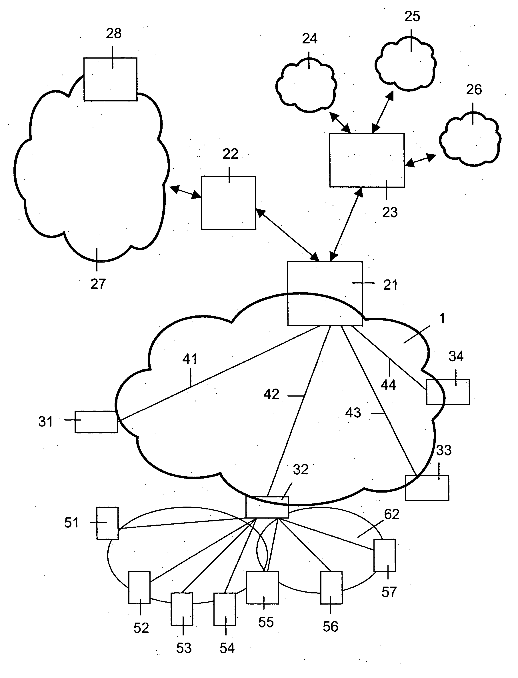 Method of providing multi-media communications over a DSL access network