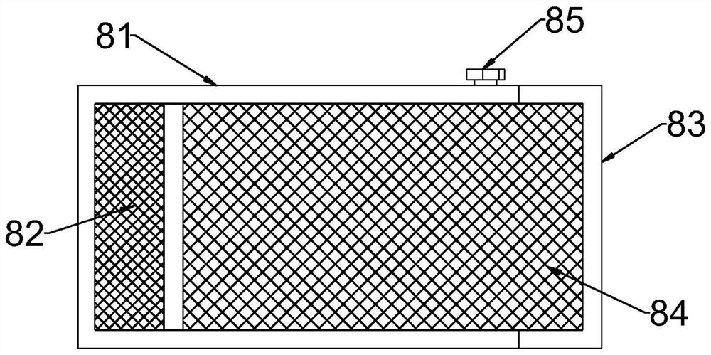 A split type easy-to-clean jet trough for highway engineering