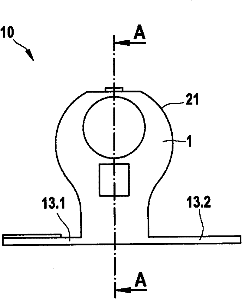 Measuring device and measuring instrument and/or machine tool