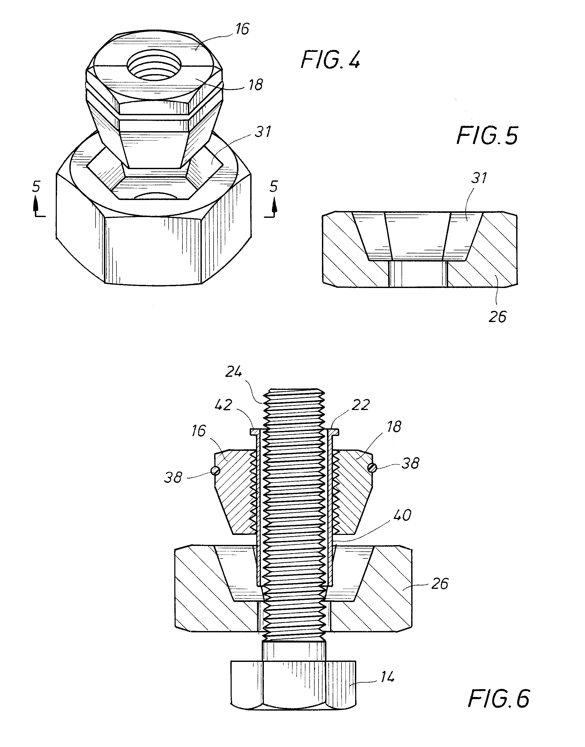 Quick attaching and detaching nut