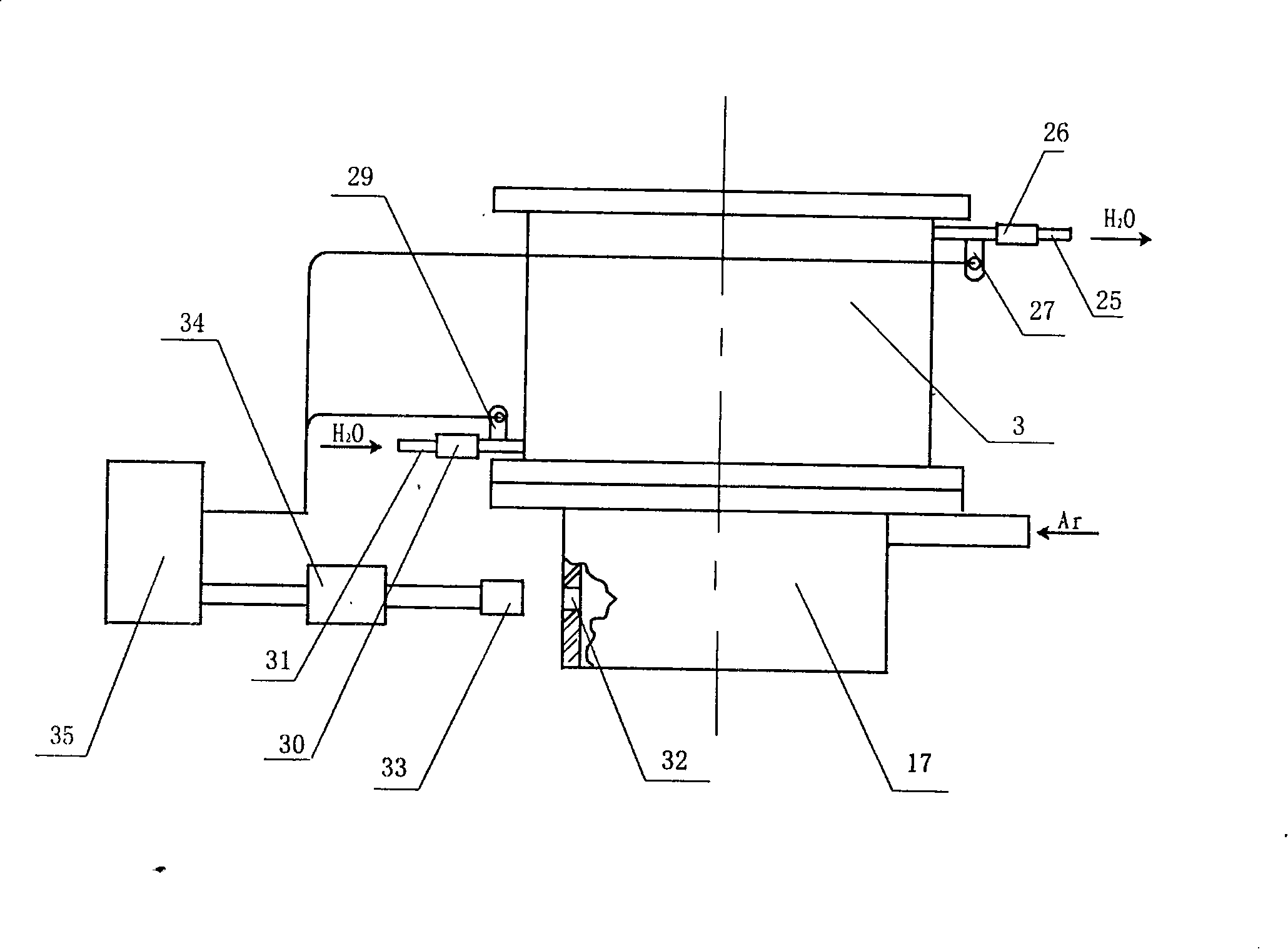 Low temperature continuous casting heat patching method and its automatic heat patching device