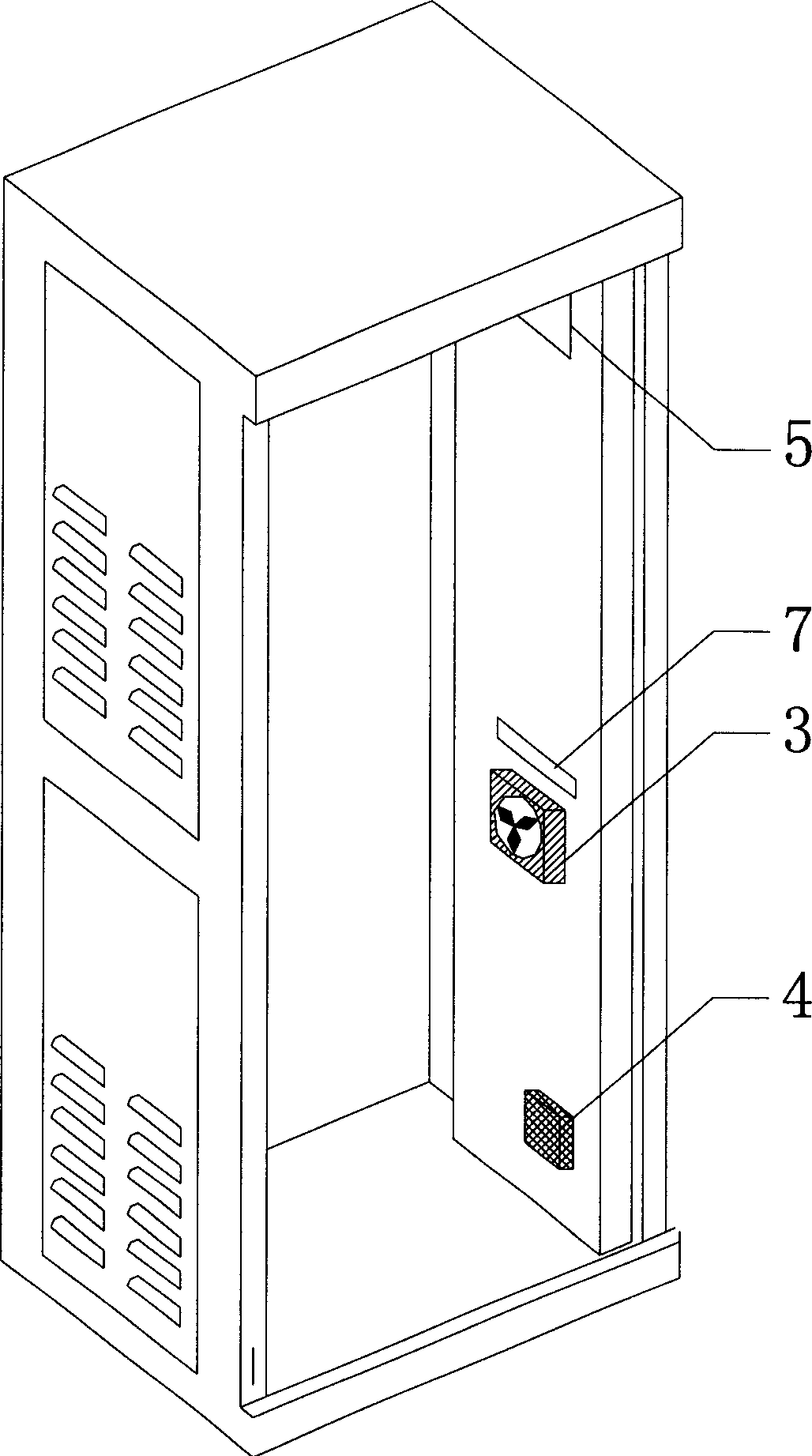 Waterproof and dustproof power distribution cabinet