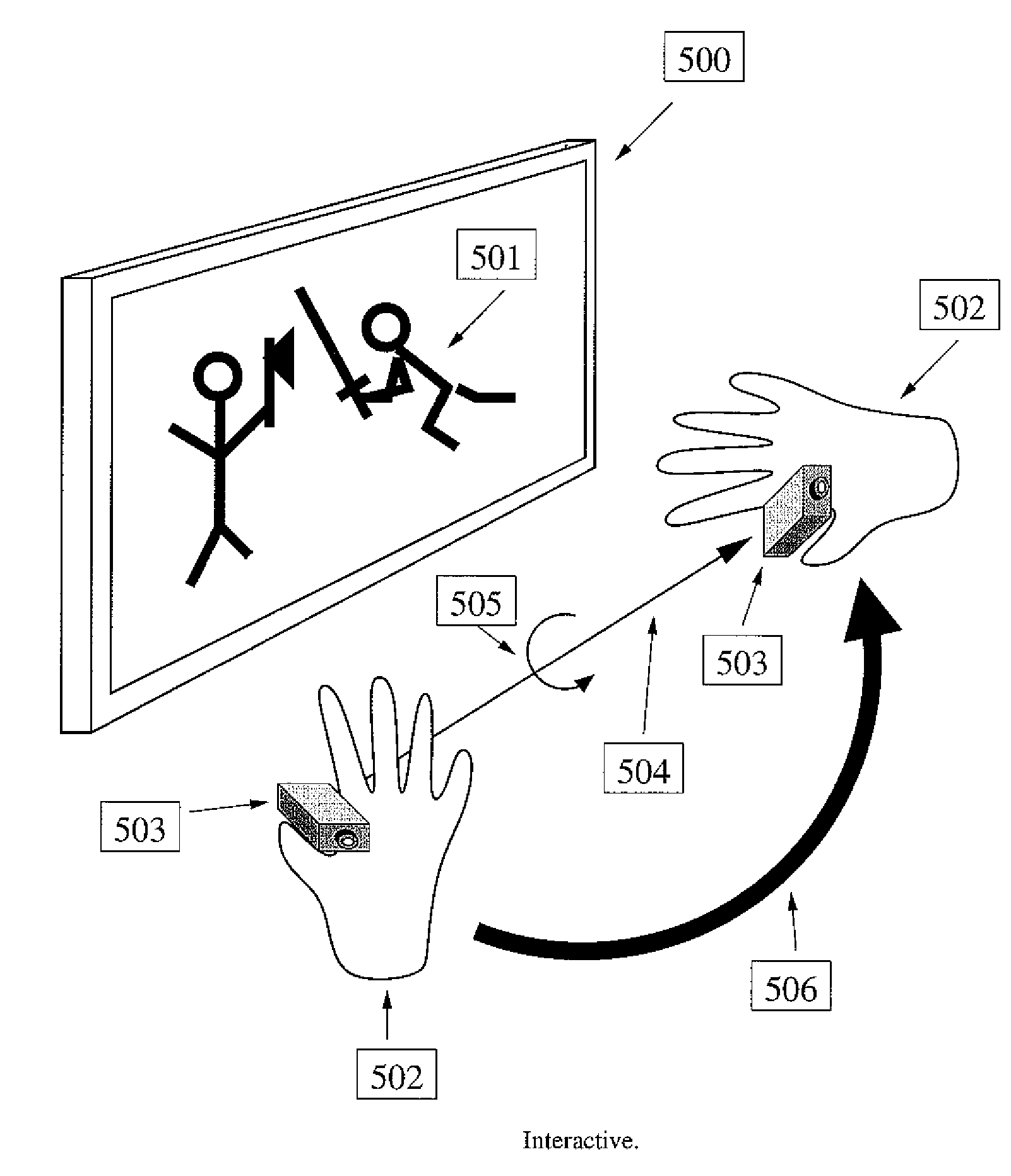 Self-Contained Inertial Navigation System for Interactive Control Using Movable Controllers
