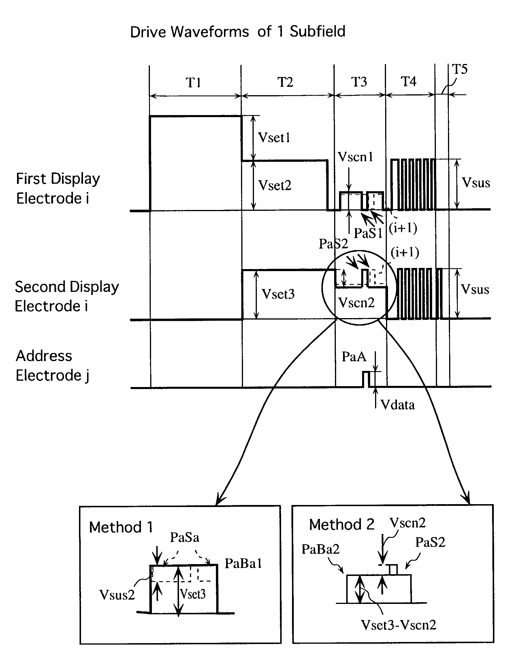 Method for driving plasma display panel and plasma display panel