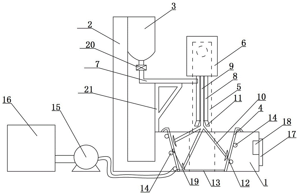 Production device of liquid nitrogen ice cream and making technology thereof