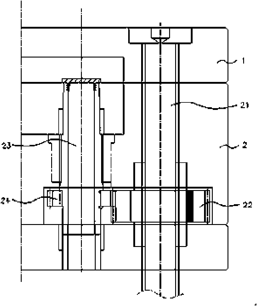 Demoulding mechanism of spiral undercut