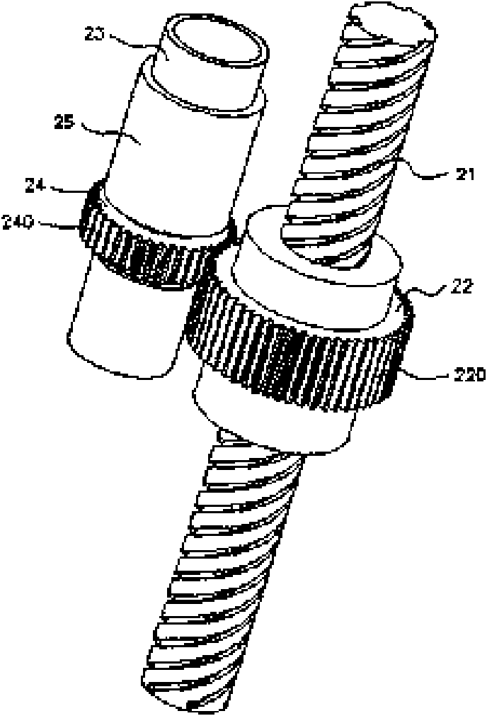 Demoulding mechanism of spiral undercut