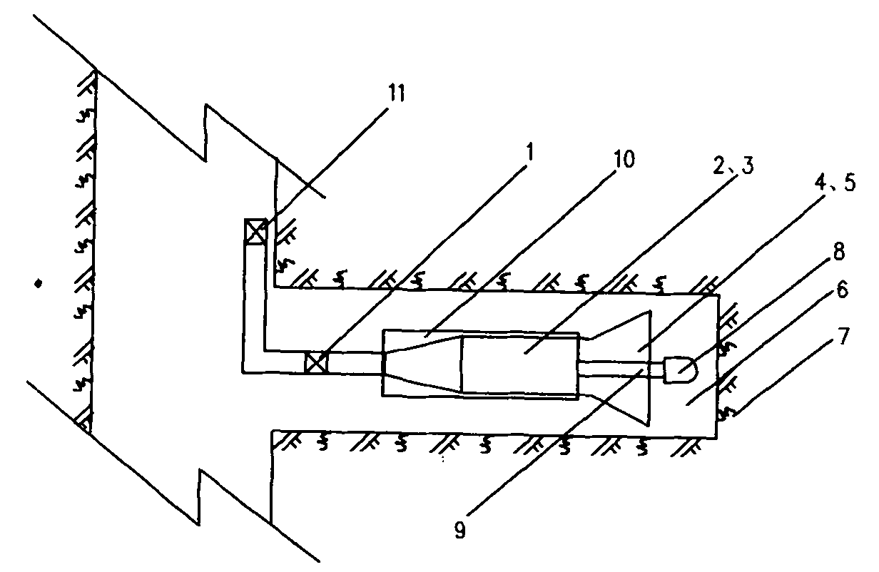 Dust isolation and collection method for fully mechanized excavation face