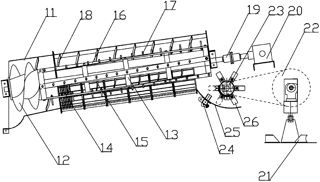 Combined type sealing cover and open-type axial flow threshing system using same