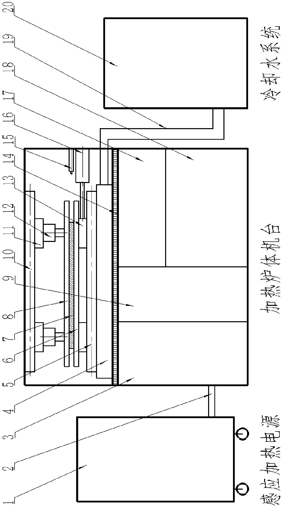 A sheet metal induction heating device capable of realizing closed-loop temperature control