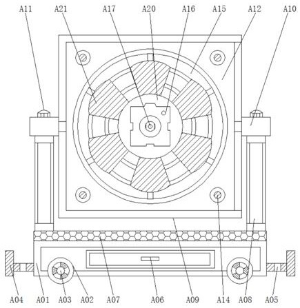 A cooling device for a 5G navigator