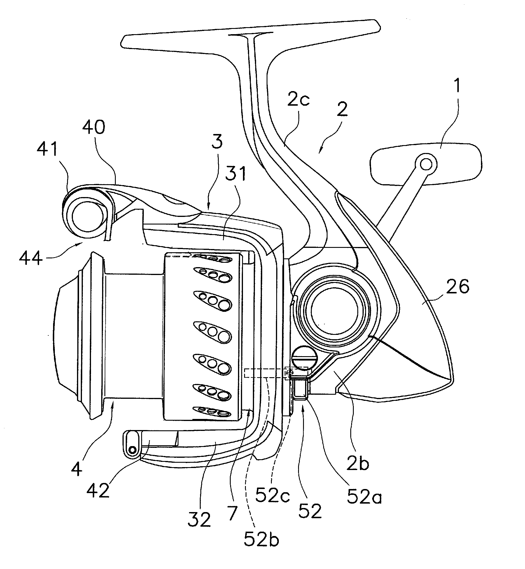 Reel unit of spinning reel