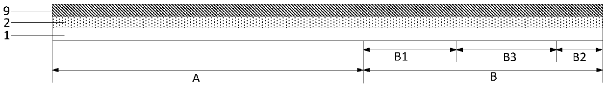 Stretchable display substrate and display device