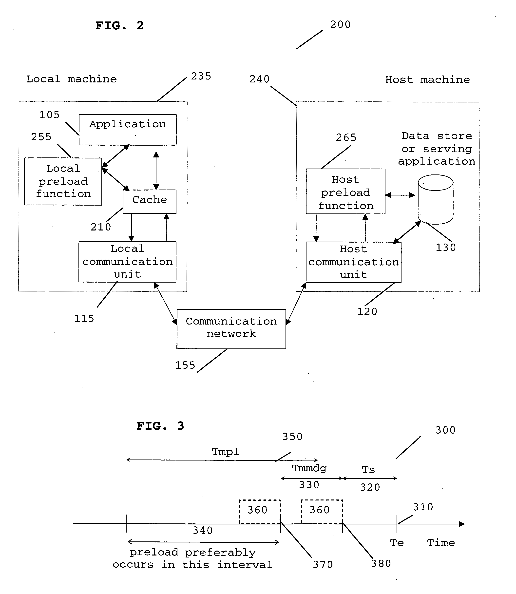 Method and apparatus for preloading caches