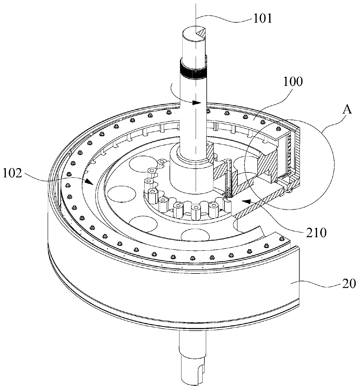 Inner rotor for drum-type permanent magnet speed regulator and drum-type permanent magnet speed regulator