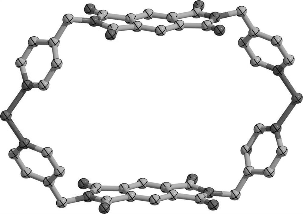 Phthalimide zinc coordination polymer as well as preparation method and application thereof