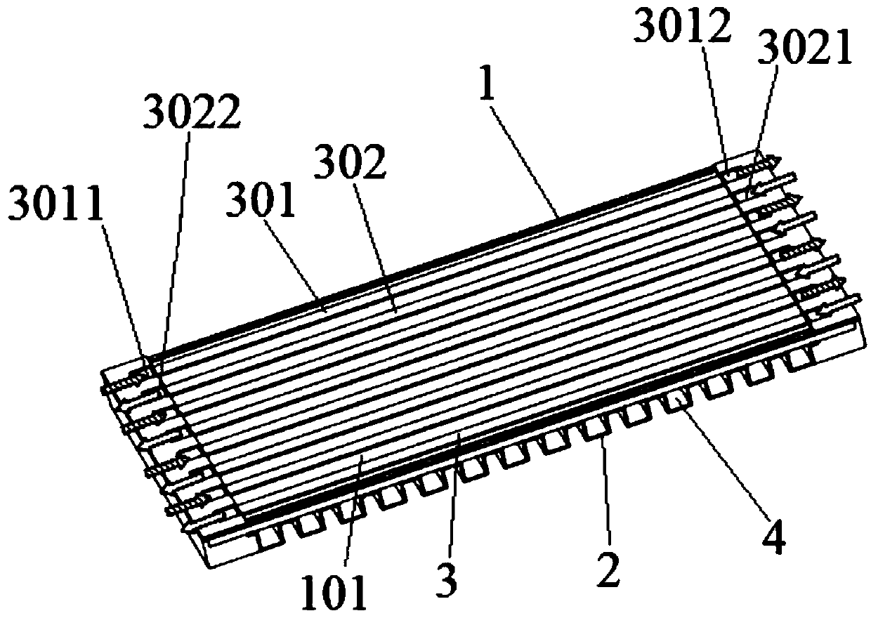 A fuel cell single cell and stack with enhanced temperature and humidity uniformity