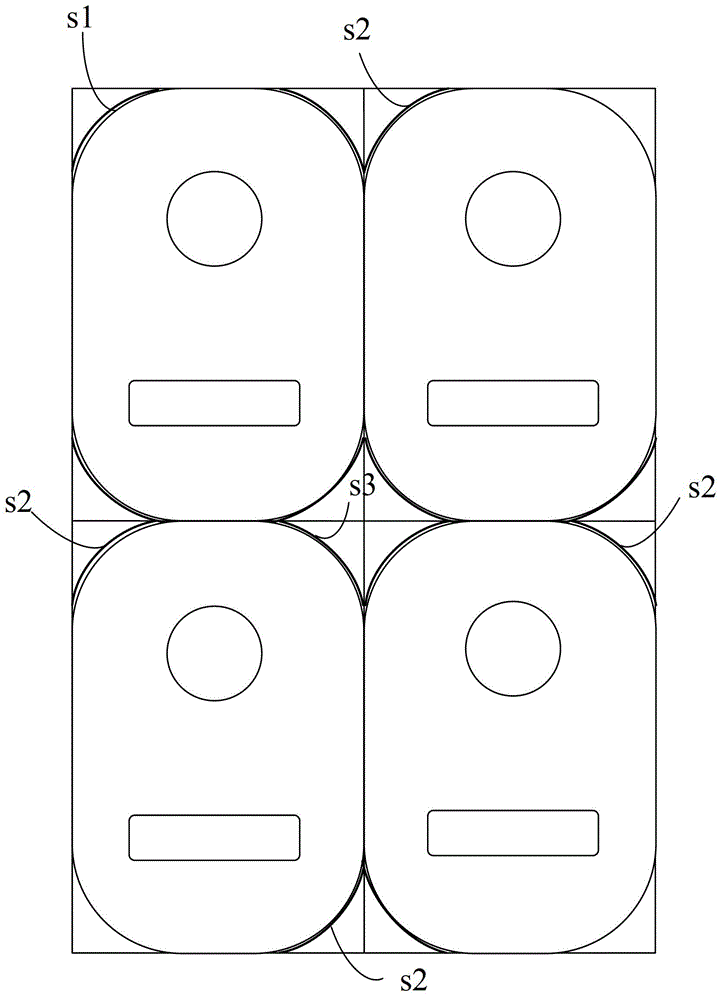 Cutting and processing method of a touch screen