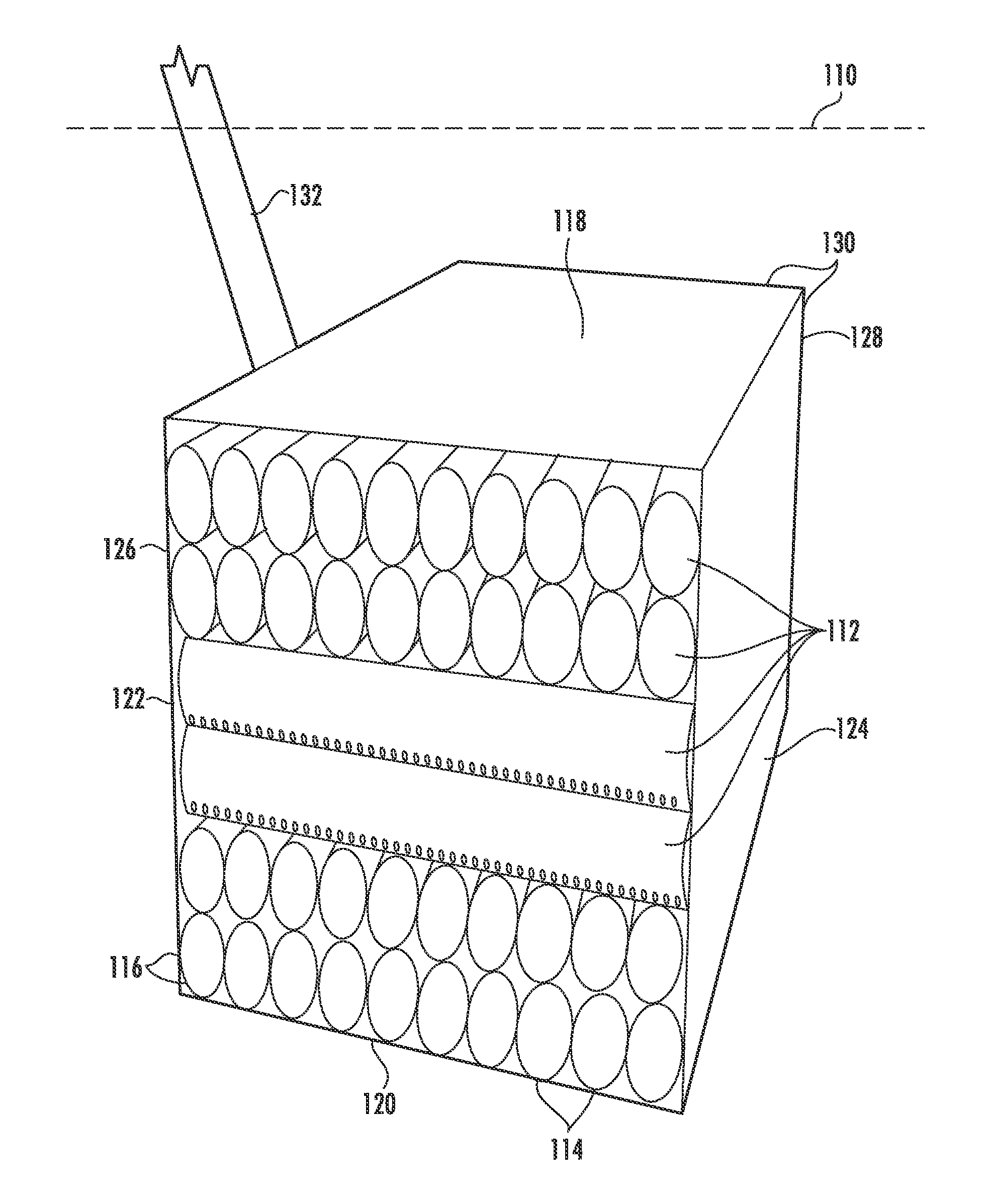 Underground water retention system and associated methods