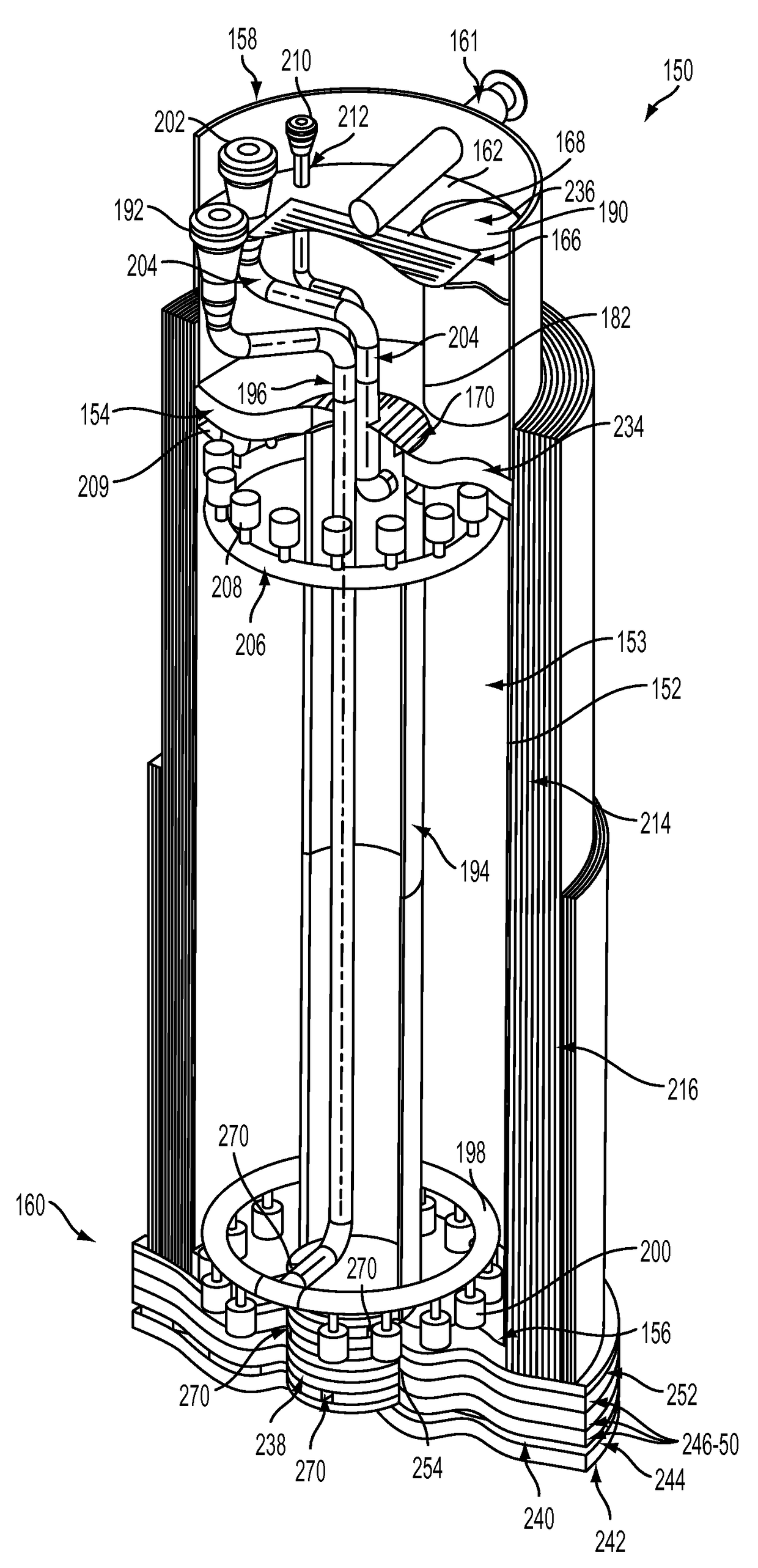 Method for removal of radionuclides in liquids