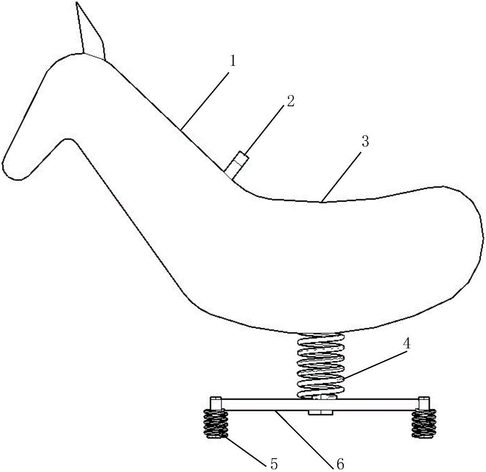 Manufacturing method of equestrian training device