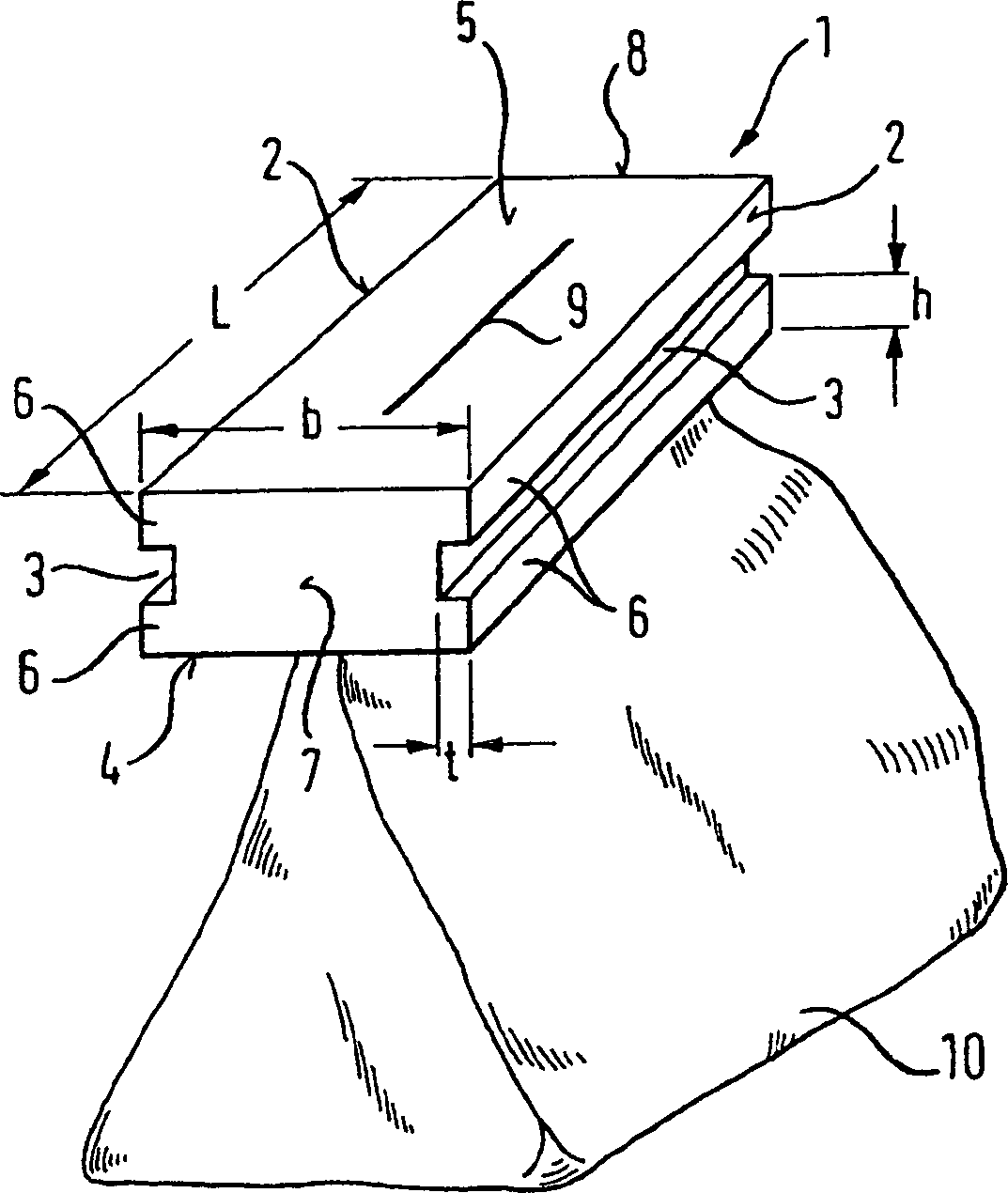 Joint device especially for sealing bag and method for filling and unfilling container insulated from environment