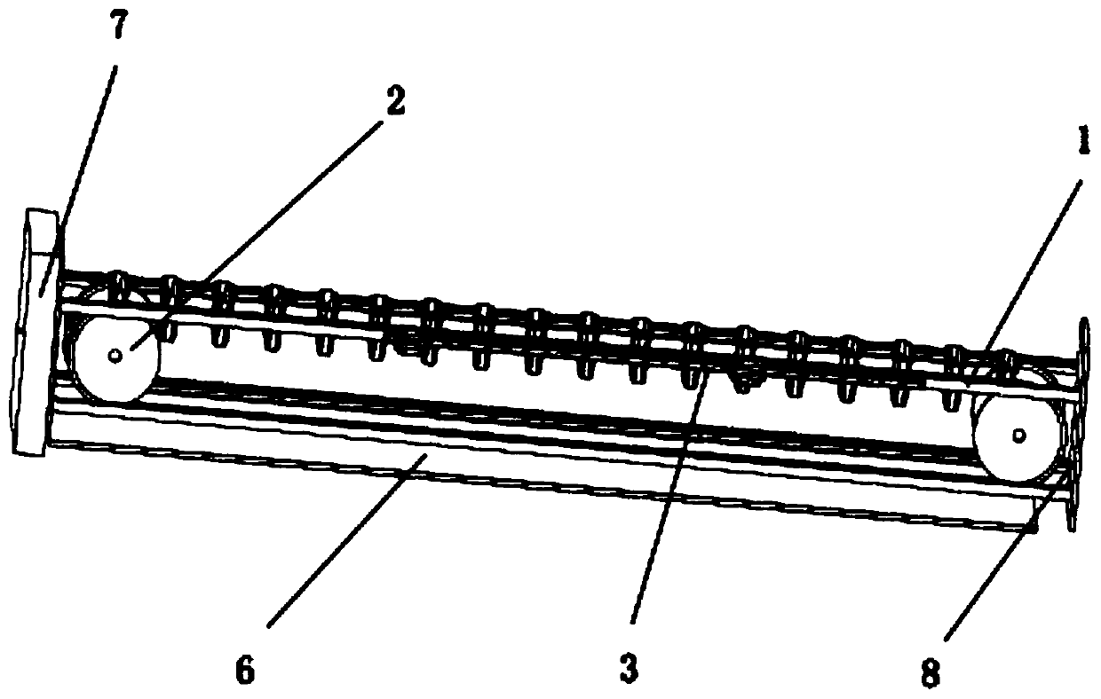 Servo chain conveyor belt based on intelligent cold storage application of blood station