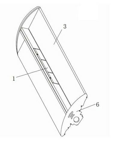 Efficient heat dissipation LED (light emitting diode) street lamp