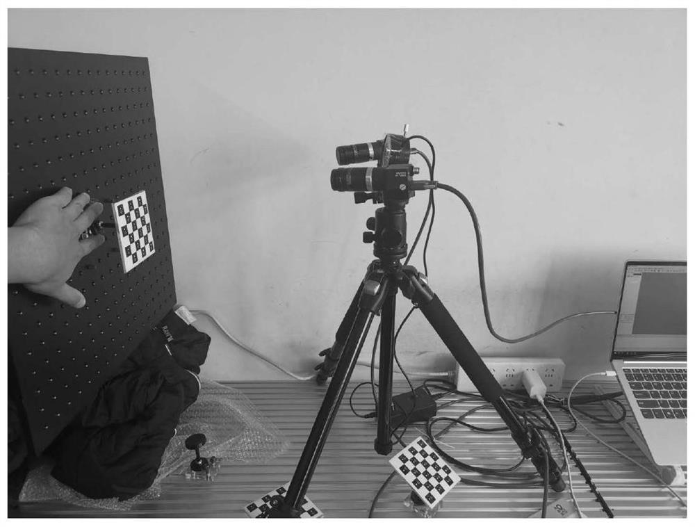 Intelligent calibration method for internal and external parameters of binocular camera based on coding plane target